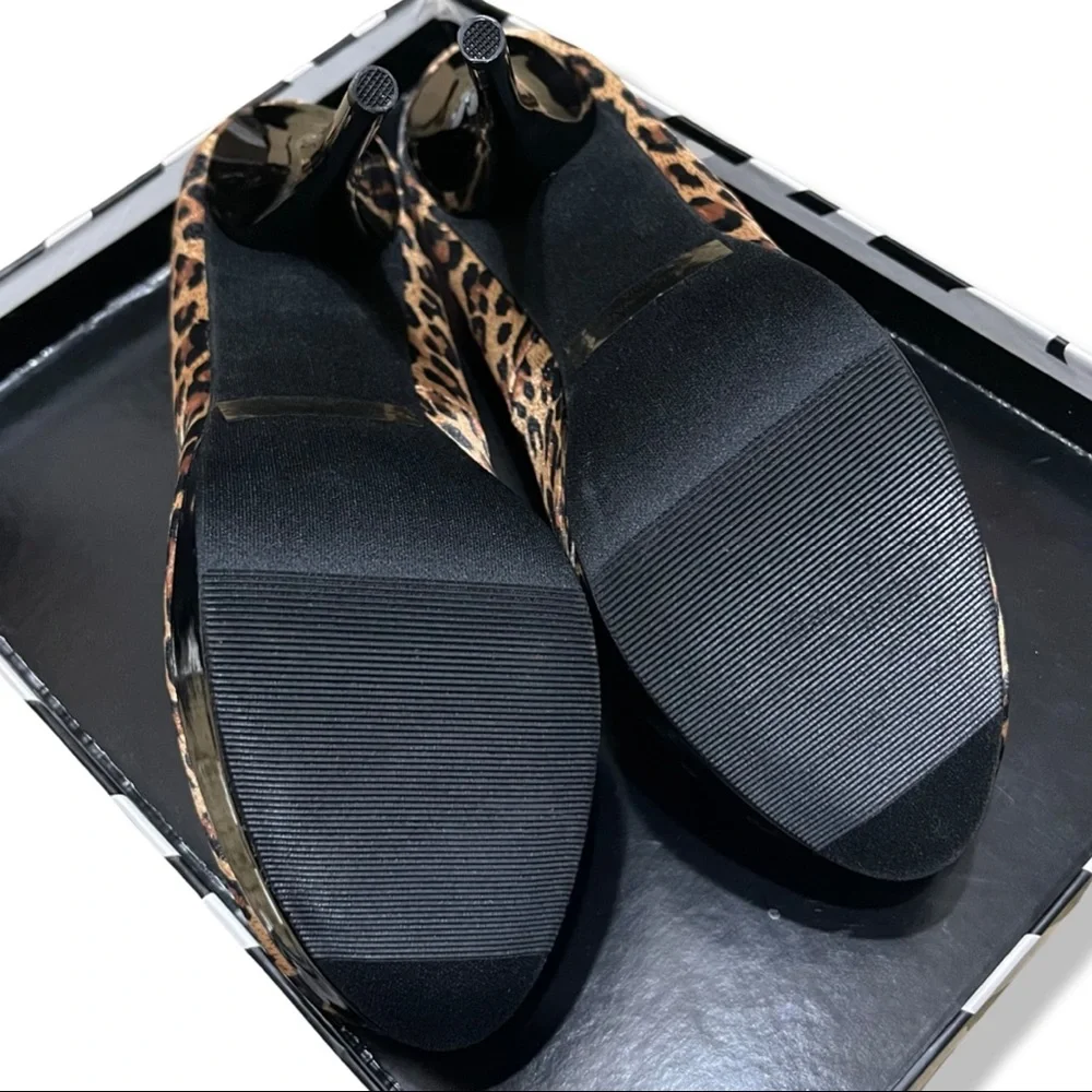 NEW IN BOX Wild DNA cheetah print heels 8 - Picture 6 of 8